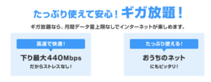 WiMAXギガ放題