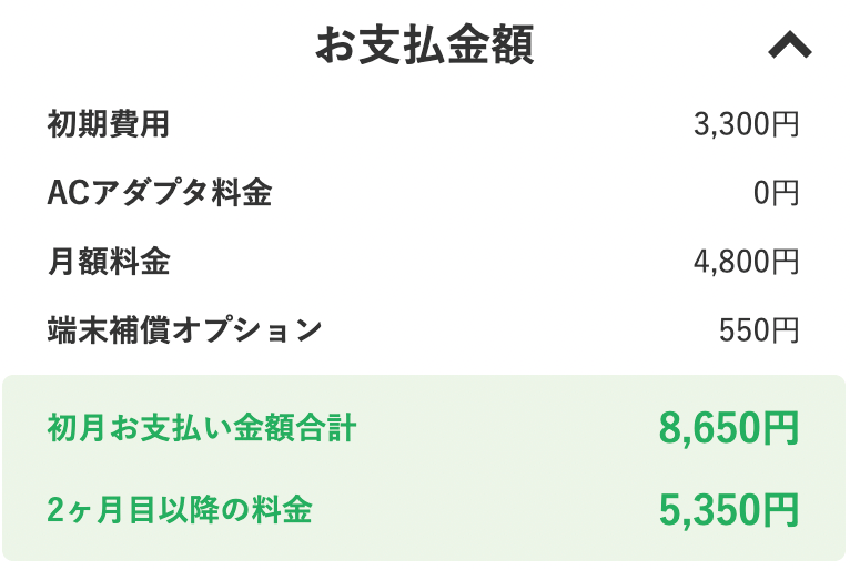 フリーマックス5G申し込みスマホVer6